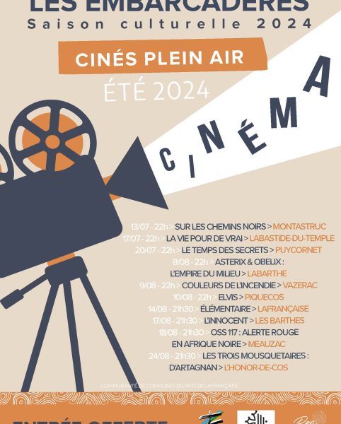 Couverture Programme Cinés Plein Air 2024